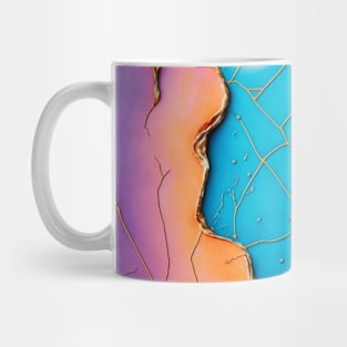 Apricot Fusion - Abstract Alcohol Ink Resin Art Mug